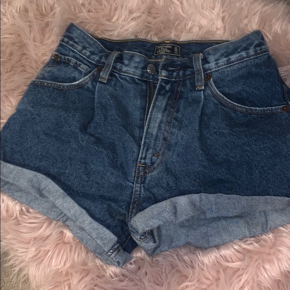High rise mom shorts